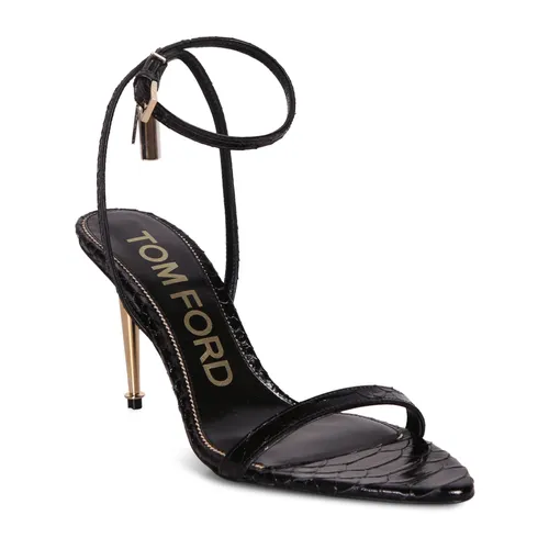 Printed Python Padlock Sandal - Tom Ford - Modalova