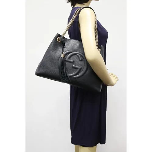 Pre-owned Leather totes - Gucci Vintage - Modalova
