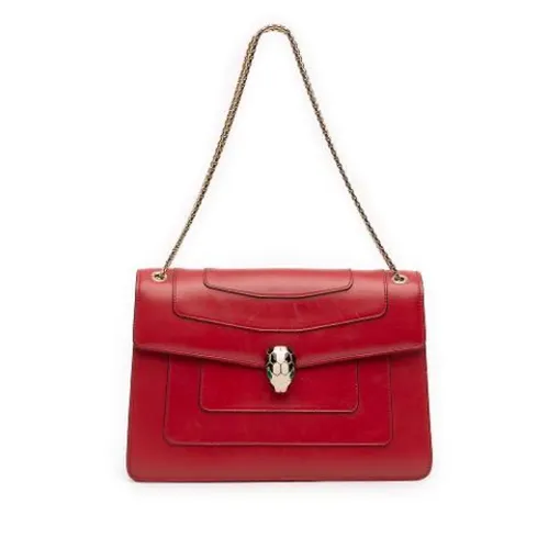 Pre-owned Leather Shoulder Bag - Bvlgari Vintage - Modalova