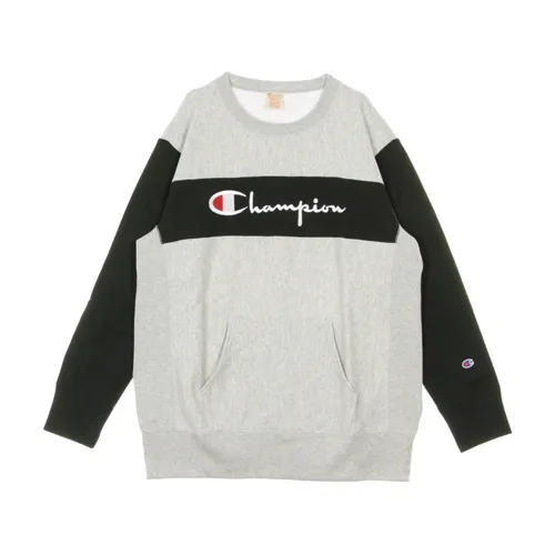 Color Block Kangaroo Pocket Sweatshirt - Champion - Modalova
