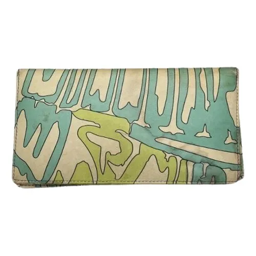 Pre-owned Leather Wallet - Emilio Pucci Pre-owned - Modalova