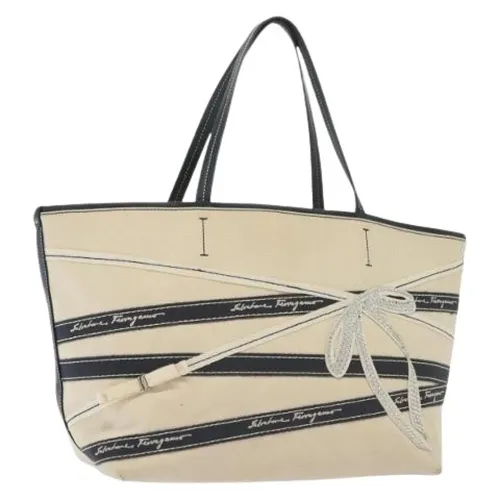 Pre-owned Canvas Shoulder Bag - Salvatore Ferragamo Pre-owned - Modalova