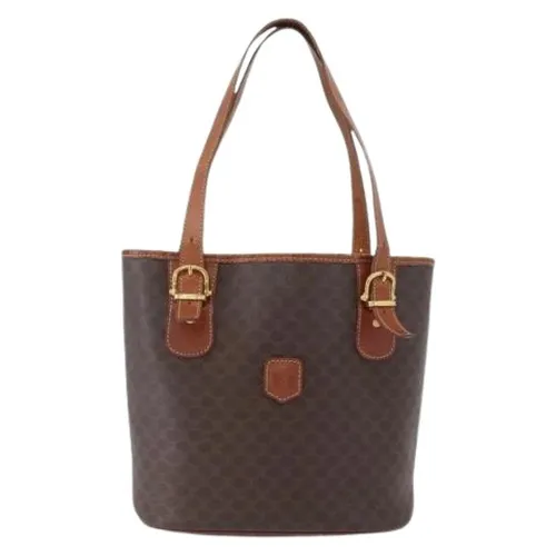 Pre-owned Canvas Bucket Bag - Celine Vintage - Modalova