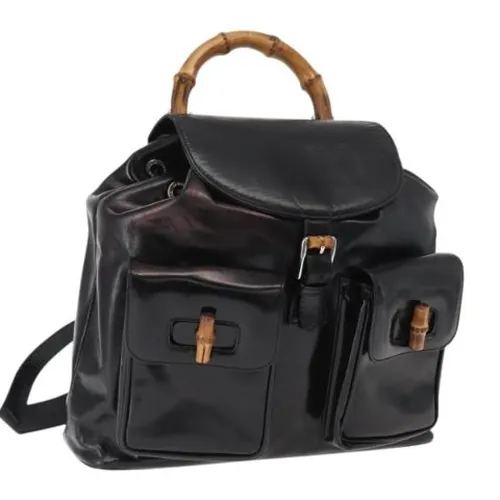 Pre-owned Coated Canvas Backpack - Gucci Vintage - Modalova