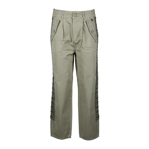 Pantaloni beige da donna - Twinset - Modalova