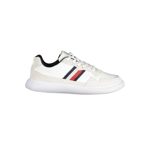 White Leather Men Sneaker - Tommy Hilfiger - Modalova