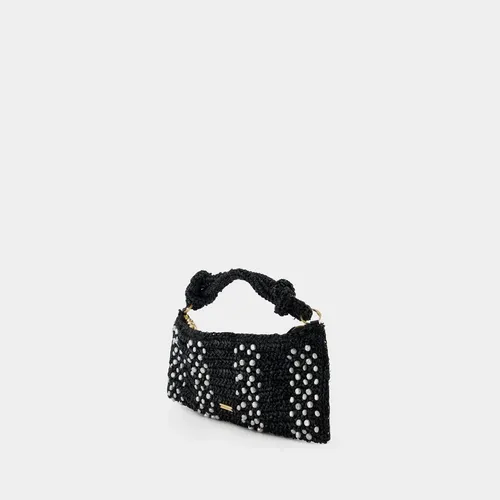 Raffia Nano Shoulder Bag - Black - Cult Gaia - Modalova