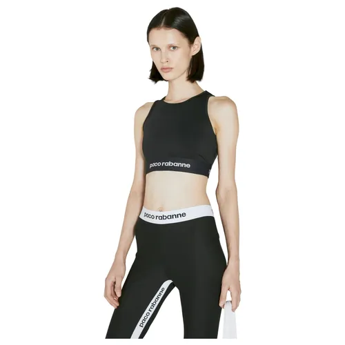 Top Corto a Costine con Logo - Rabanne - Modalova