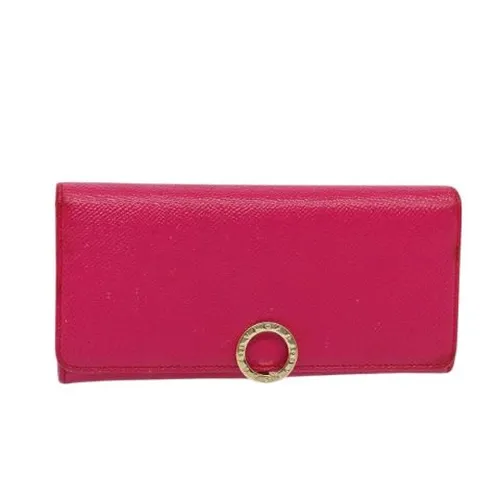 Pre-owned Leather wallets - Bvlgari Vintage - Modalova