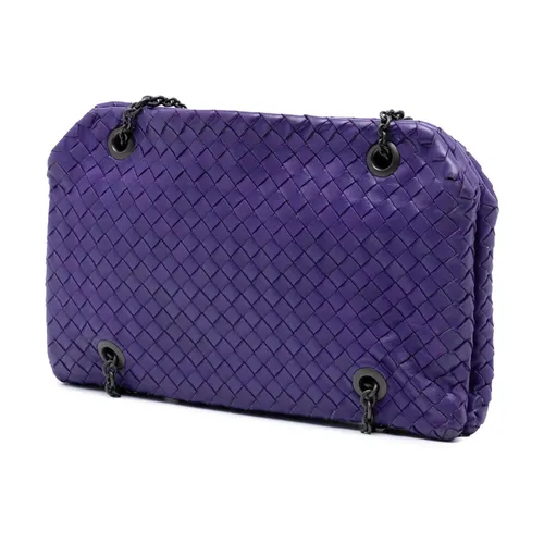 Pre-owned Chain Leather Handbag - Bottega Veneta Vintage - Modalova