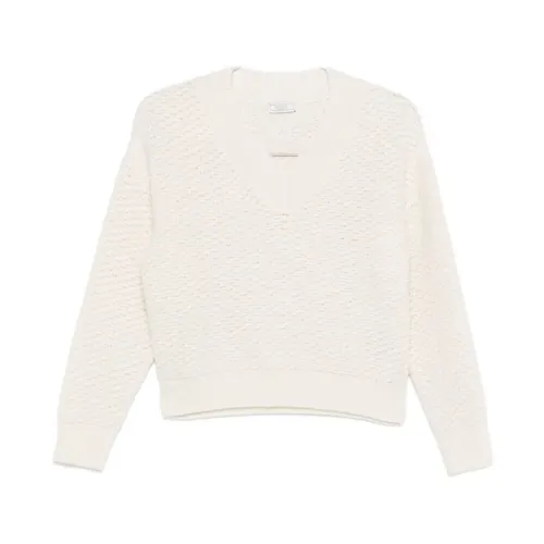 Knitwear > V-neck Knitwear - - Peserico - Modalova