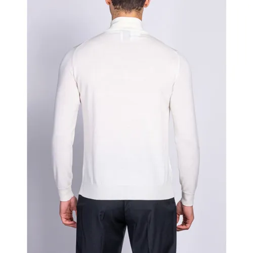 Zip Neck Wool Jumper - Corsinelabedoli - Modalova