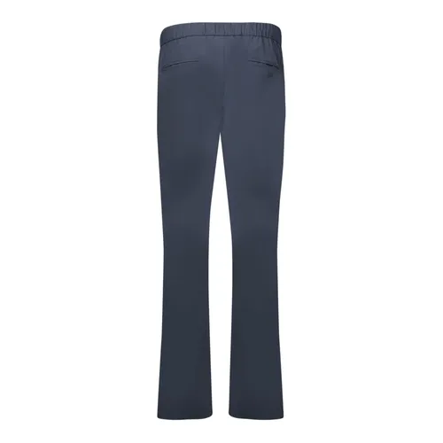 Blue Trousers with Drawstring Waist - Herno - Modalova
