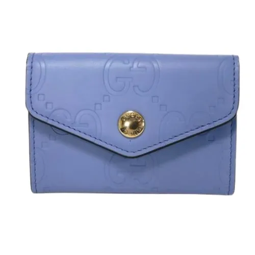 Pre-owned Leather Wallet - Gucci Vintage - Modalova