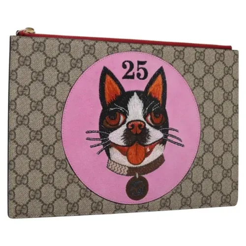 Pre-owned Leather Clutch - Gucci Vintage - Modalova