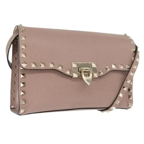 Pre-owned Leather Shoulder Bag - Valentino Vintage - Modalova