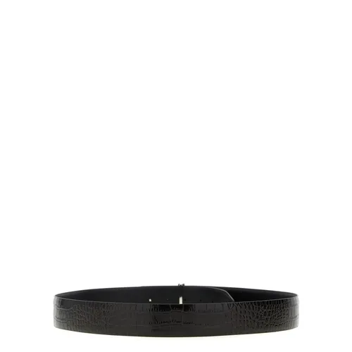Reversible Crocodile Leather Belt - Tom Ford - Modalova
