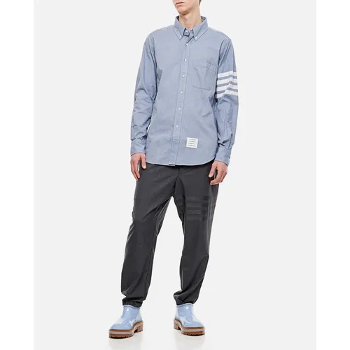 Bar Button Down Shirt - Thom Browne - Modalova