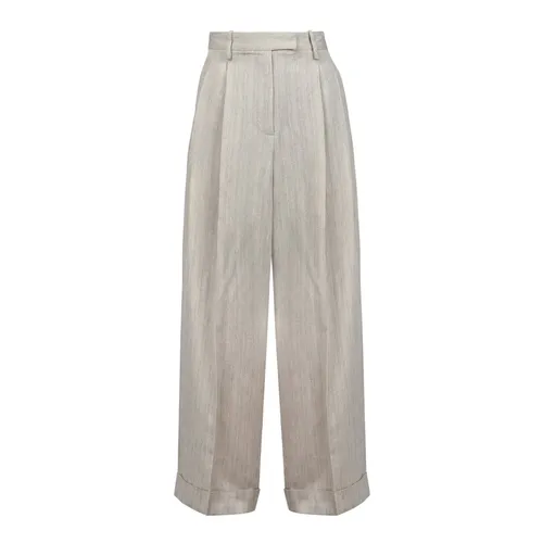 Tailored Wide Trousers - Alysi - Modalova