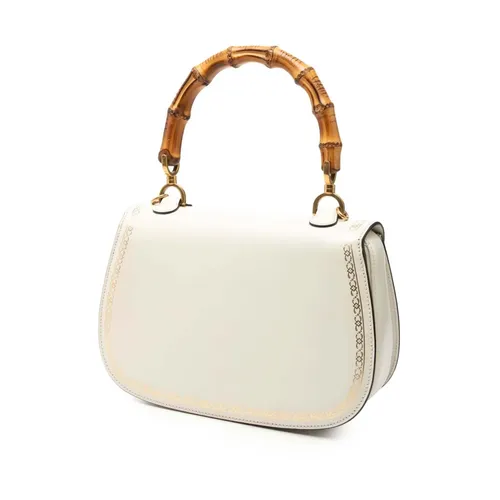 Pre-owned Bamboo Handle Shoulder Bag - Gucci Vintage - Modalova