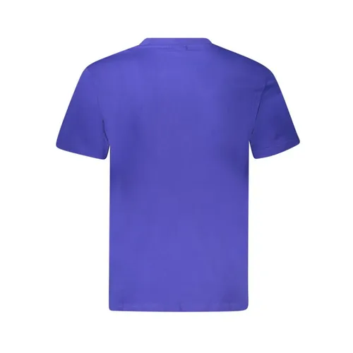 Blue Cotton T-Shirt - Napapijri - Modalova