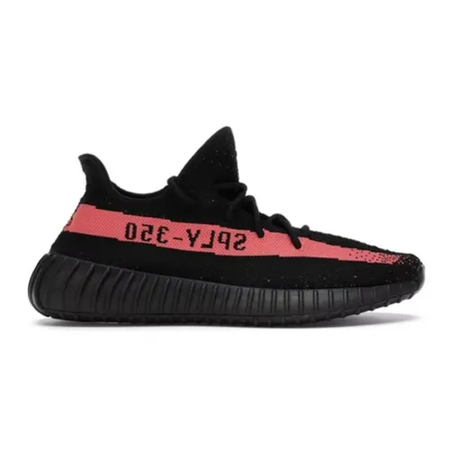 Yeezy Boost 350 V2 Core Black Red Sneakers - Adidas - Modalova