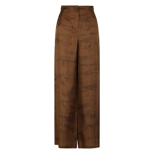 Silk Trousers - Max Mara Studio - Modalova