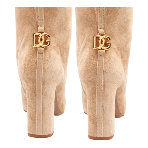 Suede Boots - Dolce & Gabbana - Modalova