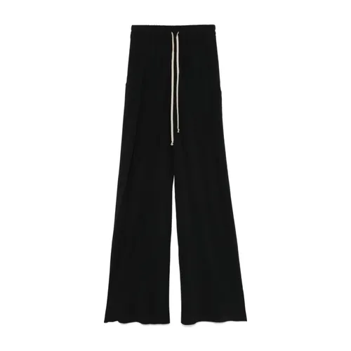 Casual Black Drawstring Trousers - Rick Owens - Modalova