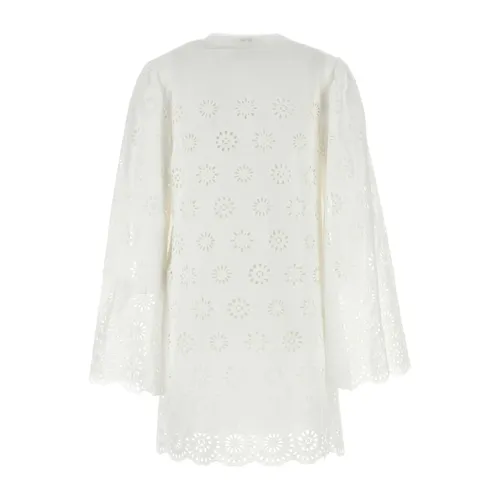 Broderie Anglaise Mini Dress - Chloé - Modalova