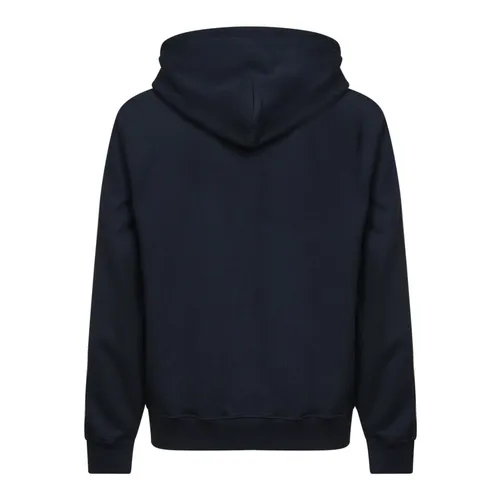 Check Trim Cotton Zip Hoodie - Burberry - Modalova