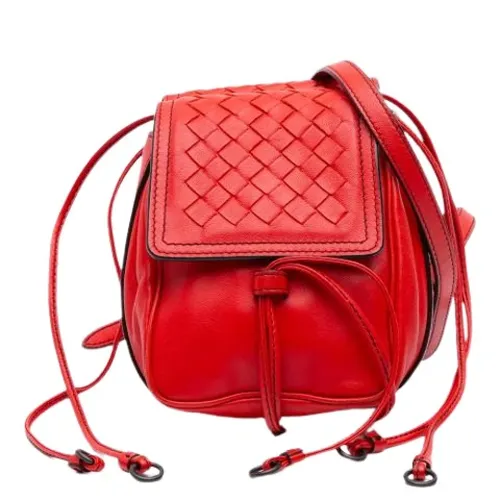 Pre-owned Leather Crossbody Bag - Bottega Veneta Vintage - Modalova