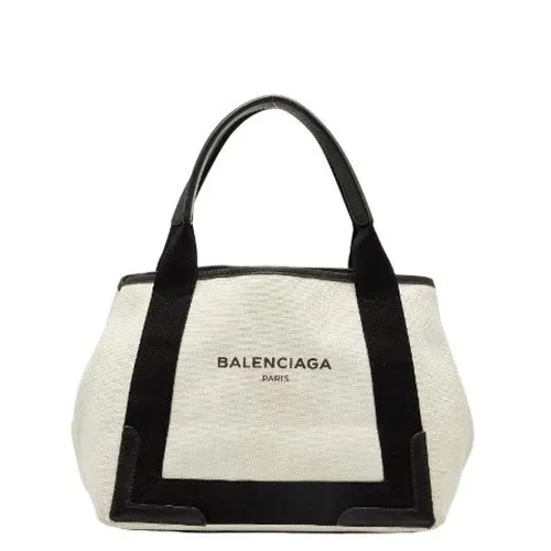 Pre-owned Canvas Tote Bag - Balenciaga Vintage - Modalova