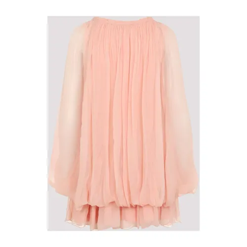 Silk Mini Dress - Chloé - Modalova