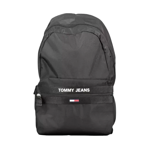 Black Polyester Backpack - Tommy Hilfiger - Modalova