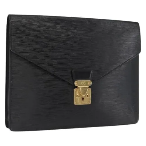 Pre-owned Leather Clutch - Louis Vuitton Vintage - Modalova