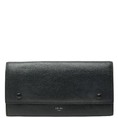 Pre-owned Leather Wallet - Celine Vintage - Modalova