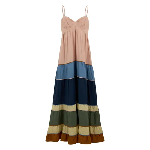 Long Dress with Color Gradation - Farm Rio - Modalova