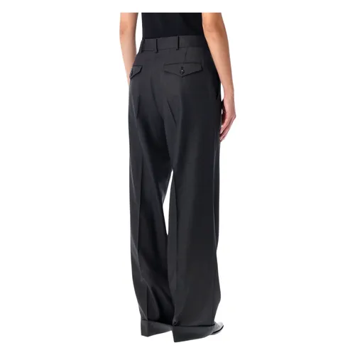 Wide-leg Wool Trousers - Junya Watanabe - Modalova