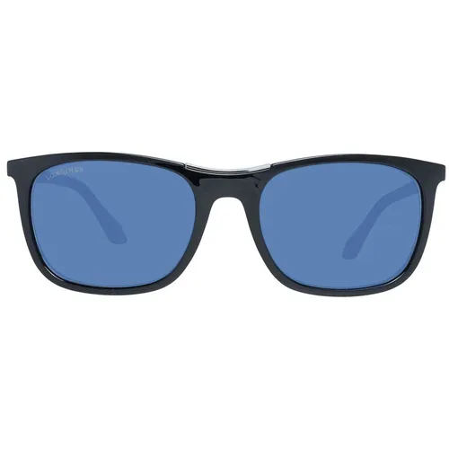 Black Men's Sunglasses Rectangular Blue Lenses - Longines - Modalova