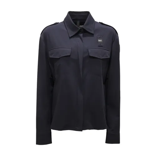 Giubbotto Camicia Sfoderato - Blauer - Modalova