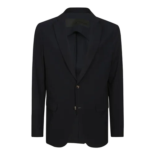 Blazer Azul Oscuro con Botones - RRD - Modalova