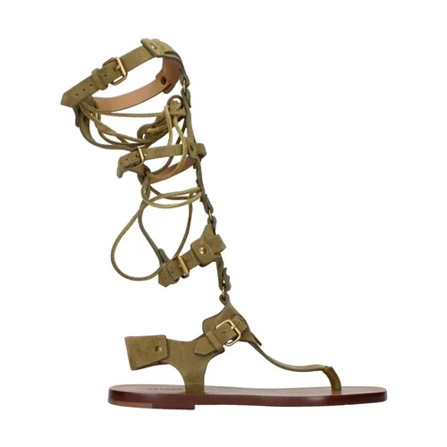 Leather Flip-Flop Sandals - Isabel Marant - Modalova