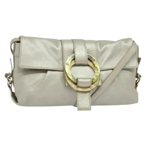 Pre-owned Leather Shoulder Bag - Bvlgari Vintage - Modalova