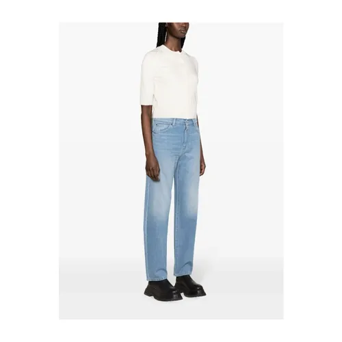 Blue Denim Jeans with Five Pockets - Max Mara - Modalova
