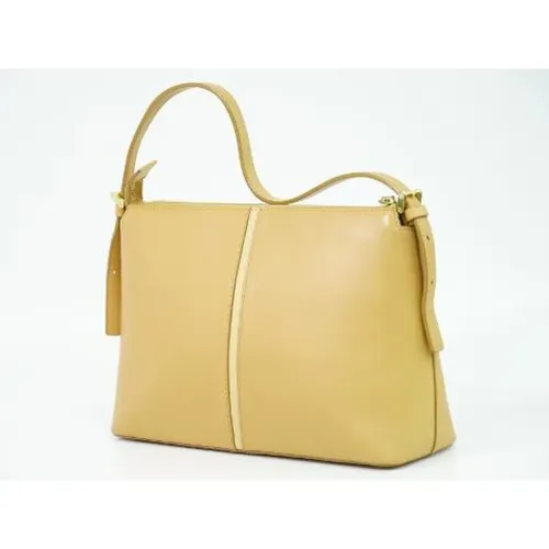 Pre-owned Leather Shoulder Bag - Burberry Vintage - Modalova