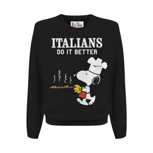 Snoopy Round Neck Pullover - MC2 Saint Barth - Modalova