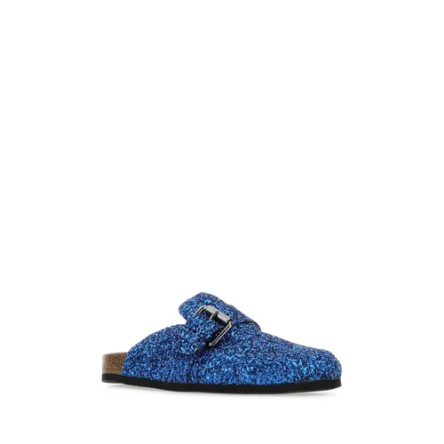 Glittered Slip-On Sandals - Philosophy di Lorenzo Serafini - Modalova