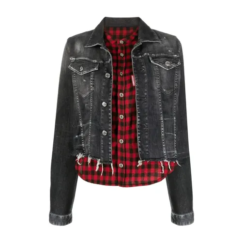 Denim Jacket - Dsquared2 - Modalova