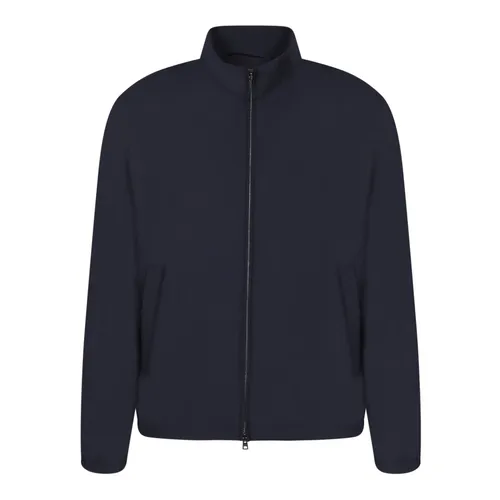 Zip-Up Straight Hem Bomber Jacket - Herno - Modalova